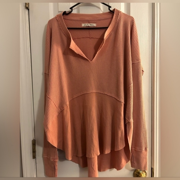 Free People Monterey Waffle Knit Top - Picture 2 of 5